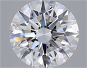 Lab Grown Diamond 3.54 Carats, Round with Excellent Cut, F Color, VVS2 Clarity and Certified by GIA