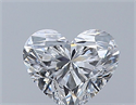 Natural Diamond 0.36 Carats, Heart with  Cut, D Color, VVS1 Clarity and Certified by GIA