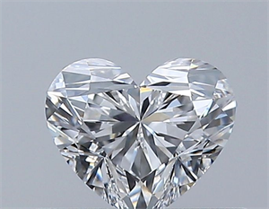 Picture of Natural Diamond 0.36 Carats, Heart with  Cut, D Color, VVS1 Clarity and Certified by GIA