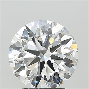 Picture of Lab Grown Diamond 3.02 Carats, Round with Ideal Cut, F Color, VVS2 Clarity and Certified by IGI
