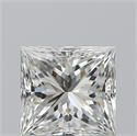 Natural Diamond 1.01 Carats, Princess with  Cut, G Color, VS2 Clarity and Certified by GIA