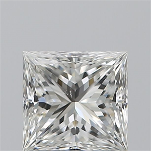 Picture of Natural Diamond 1.01 Carats, Princess with  Cut, G Color, VS2 Clarity and Certified by GIA