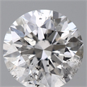 Natural Diamond 0.52 Carats, Round with Excellent Cut, G Color, SI2 Clarity and Certified by IGI