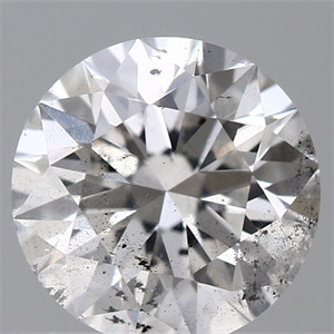 Picture of Natural Diamond 0.52 Carats, Round with Excellent Cut, G Color, SI2 Clarity and Certified by IGI