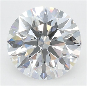 Picture of Lab Grown Diamond 3.60 Carats, Round with Excellent Cut, D Color, VVS1 Clarity and Certified by GIA