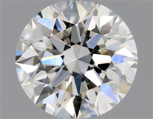 Picture of Natural Diamond 0.40 Carats, Round with Excellent Cut, H Color, VVS2 Clarity and Certified by GIA