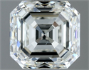 Natural Diamond 1.01 Carats, Asscher with  Cut, H Color, VS1 Clarity and Certified by IGI