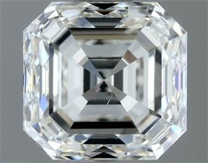 Picture of Natural Diamond 1.01 Carats, Asscher with  Cut, H Color, VS1 Clarity and Certified by IGI