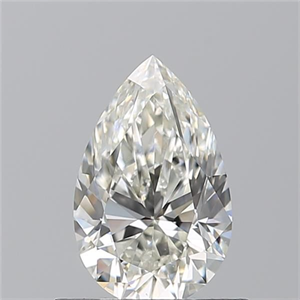 Picture of Natural Diamond 0.70 Carats, Pear with  Cut, I Color, VS2 Clarity and Certified by GIA