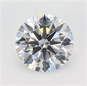 Lab Grown Diamond 4.00 Carats, Round with Ideal Cut, E Color, VS2 Clarity and Certified by IGI