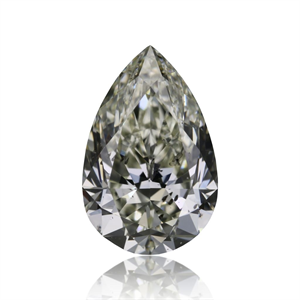 Foto Diamante Natural 1.01 quilates, De pera , Color N, claridad SI2 y certificado GIA de