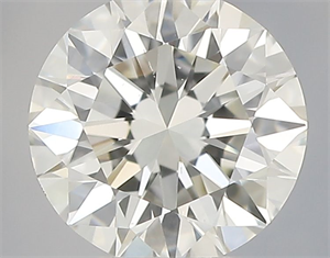 Picture of Natural Diamond 0.52 Carats, Round with Excellent Cut, G Color, VS2 Clarity and Certified by IGI