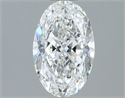 Diamante Natural 0.80 quilates, Ovalado , Color F, claridad VS1 y certificado GIA