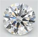 Lab Grown Diamond 4.24 Carats, Round with Excellent Cut, D Color, VVS1 Clarity and Certified by GIA