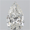 Natural Diamond 1.20 Carats, Pear with  Cut, G Color, I1 Clarity and Certified by GIA