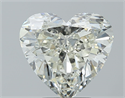 Natural Diamond 3.01 Carats, Heart with  Cut, I Color, VS2 Clarity and Certified by IGI