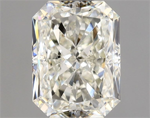 Picture of Natural Diamond 0.90 Carats, Radiant with  Cut, K Color, VS2 Clarity and Certified by GIA