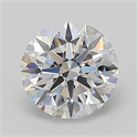 Lab Grown Diamond 1.06 Carats, Round with Ideal Cut, D Color, VS1 Clarity and Certified by IGI