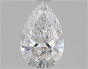 Diamante Natural 1.23 quilates, De pera , Color D, claridad VVS1 y certificado GIA