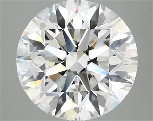 Picture of Lab Grown Diamond 5.08 Carats, Round with Excellent Cut, F Color, VVS2 Clarity and Certified by IGI