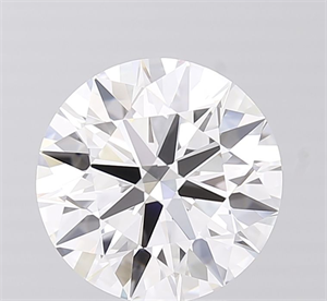 Picture of Lab Grown Diamond 3.52 Carats, Round with Ideal Cut, D Color, VVS1 Clarity and Certified by IGI
