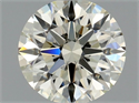 Natural Diamond 0.70 Carats, Round with Excellent Cut, L Color, VVS1 Clarity and Certified by GIA