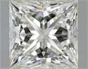 Natural Diamond 2.01 Carats, Princess with  Cut, J Color, VVS2 Clarity and Certified by IGI