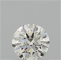 Diamante Natural 0.54 quilates, Redondo , Color K, claridad VVS1 y certificado GIA