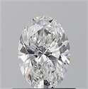 Diamante Natural 0.70 quilates, Ovalado , Color E, claridad SI1 y certificado GIA