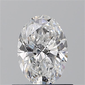 Foto Diamante Natural 0.70 quilates, Ovalado , Color E, claridad SI1 y certificado GIA de