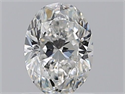 Natural Diamond 0.80 Carats, Oval with  Cut, F Color, VVS2 Clarity and Certified by GIA