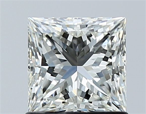 Foto Diamante Natural 1.02 quilates, Princesa , Color I, claridad VS2 y certificado GIA de