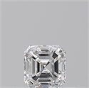 Natural Diamond 0.50 Carats, Asscher with  Cut, D Color, VS1 Clarity and Certified by GIA