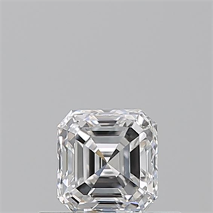 Picture of Natural Diamond 0.50 Carats, Asscher with  Cut, D Color, VS1 Clarity and Certified by GIA