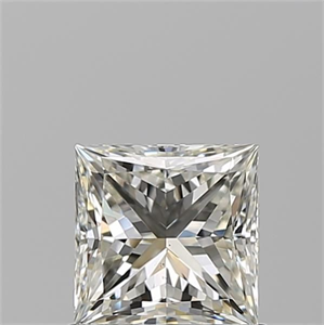 Picture of Natural Diamond 0.90 Carats, Princess with  Cut, J Color, VS2 Clarity and Certified by GIA