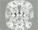 Diamante Natural 0.76 quilates, Del cojín , Color I, claridad IF y certificado GIA