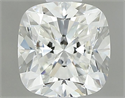 Diamante Natural 0.76 quilates, Del cojín , Color I, claridad IF y certificado GIA