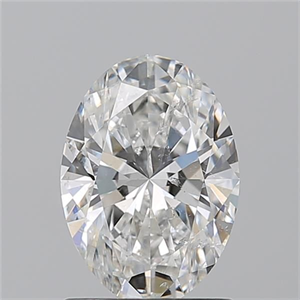 Picture of Natural Diamond 1.20 Carats, Oval with  Cut, F Color, SI2 Clarity and Certified by GIA