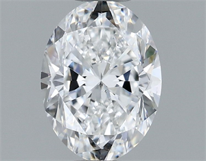 Picture of Natural Diamond 1.00 Carats, Oval with  Cut, E Color, VS2 Clarity and Certified by GIA