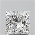 Diamante Natural 1.54 quilates, Princesa , Color E, claridad SI2 y certificado GIA