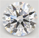 Lab Grown Diamond 3.19 Carats, Round with Excellent Cut, D Color, VVS1 Clarity and Certified by GIA