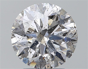 Picture of Natural Diamond 2.53 Carats, Round with Excellent Cut, F Color, SI2 Clarity and Certified by IGI