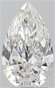 Diamante Natural 2.01 quilates, De pera , Color F, claridad VS2 y certificado GIA