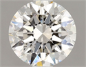 Natural Diamond 0.90 Carats, Round with Excellent Cut, H Color, SI1 Clarity and Certified by GIA