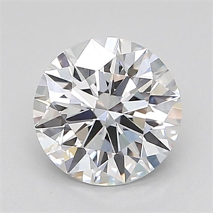Picture of Lab Grown Diamond 1.05 Carats, Round with Ideal Cut, E Color, IF Clarity and Certified by IGI