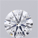 Lab Grown Diamond 1.05 Carats, Round with Ideal Cut, D Color, VVS2 Clarity and Certified by IGI