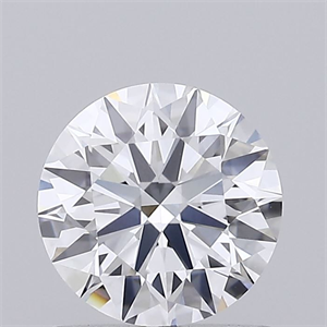Picture of Lab Grown Diamond 1.05 Carats, Round with Ideal Cut, D Color, VVS2 Clarity and Certified by IGI
