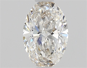 Picture of Natural Diamond 0.51 Carats, Oval with  Cut, H Color, VVS2 Clarity and Certified by GIA