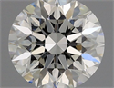 Diamante Natural 0.70 quilates, Redondo , Color H, claridad IF y certificado GIA