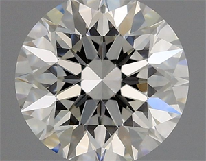 Foto Diamante Natural 0.70 quilates, Redondo , Color H, claridad IF y certificado GIA de